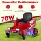 12V Kids Ride-On Lawn Mower Toy with LED Lights and Parent Control